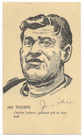 Baseball: Jim Thorpe; Official 1953 Death Notice From Indian Agency