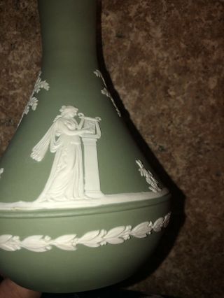 Wedgwood Green Jasperware Vase