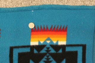 Pendleton Beaver State Wool Chief Joseph Aztec Reversible Blanket 76X64 4