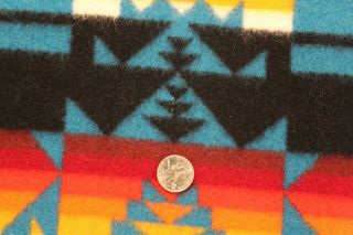 Pendleton Beaver State Wool Chief Joseph Aztec Reversible Blanket 76X64 6
