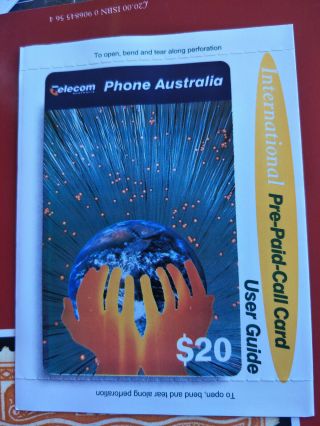& $20 Telecom Phone Australia International Pre - Paid - Call Card