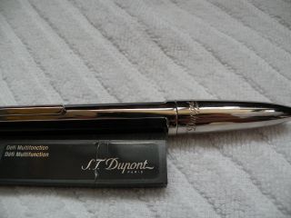 S.  T.  Dupont Defi Ball Point Pen and Pencil,  Black & Palladium 8