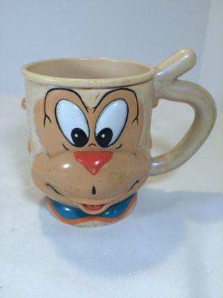 Vintage Ringling Bros & Barnum Bailey Mug Circus Monkey Plastic Mug