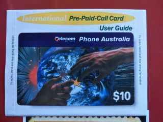 & $10 Telecom Phone Australia International Pre - Paid - Call Card