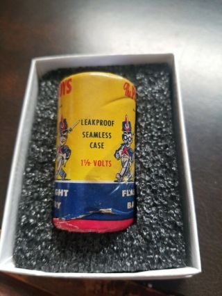 THE PEP BOYS Vintage D Cell Battery For Flashlights Cadet Co.  Advertising 4
