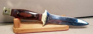 Vintage Barry Dawson Custom 23 - 09 Dagger Boot Knife W/ Sheath,