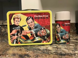 1966 " Man From Uncle " Lunchkit W/fact Themos.  1 Owner -