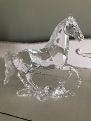 Swarovski Crystal Mare Horse Over 5” No Box - Retired Euc