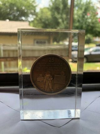 Nasa Apollo 11 25th Anniversary Space Flown Coin