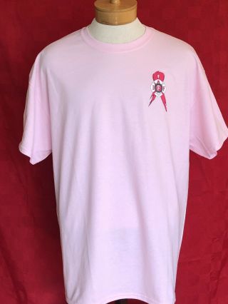 Pink Tampa Fire Rescue Tfr Tpd Emt Iaf Breast Cancer Buccaneers T - Shirt Xl