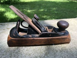 Stanley Usa No 122 Liberty Bell Rule & Level Co Plane 1892 - 1906