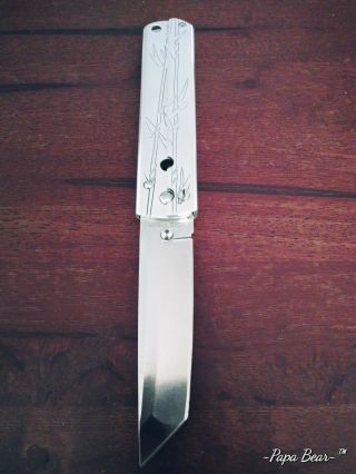 Cold Steel Triple Action Tanto Plain Edge Bamboo Rare Vintage Japan Discontinued