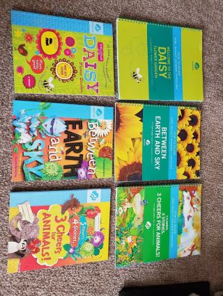 Girl Scout Daisy Journey Books Flower,  Earth Animals