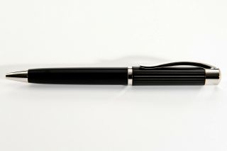 Pelikan K3100 Ballpoint Pen,  Black Platinum,  Ductus Kugelschreiber.