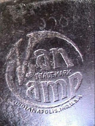 Large Logo Van Camp Hardware & Iron 3.  2 Single Bit Axe Head Indianapolis 2