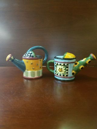 Vintage Salt And Pepper Shakers 1334 Watering Cans