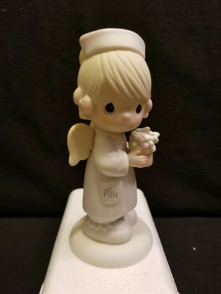 1986 Precious Moments Nurse With Angel Wings Angel Of Mercy 102482 6