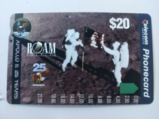 $20 Apollo 11 Anniversary Phonecard Prefix 562 50 Years This Week