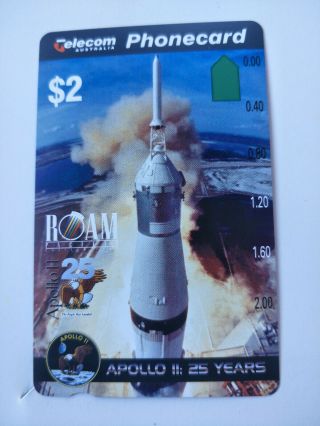 $2 Apollo 11 Anniversary Phonecard Prefix 559 50 Years This Week
