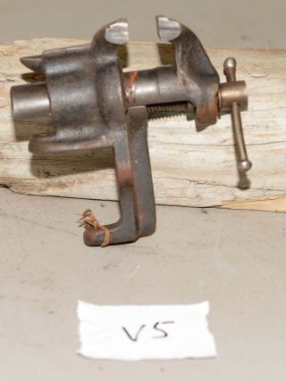 Antique Bench Vise Anvil Watchmakers Machinist Jeweler Gunsmith 1885 Pat Tool V5