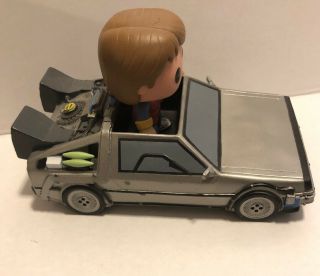 Funko Pop Rides Back To The Future Delorean Marty Authentic Vaulted Loose 2