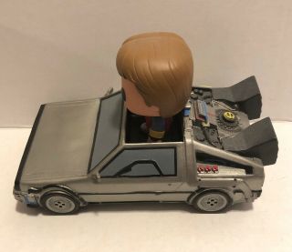 Funko Pop Rides Back To The Future Delorean Marty Authentic Vaulted Loose 4