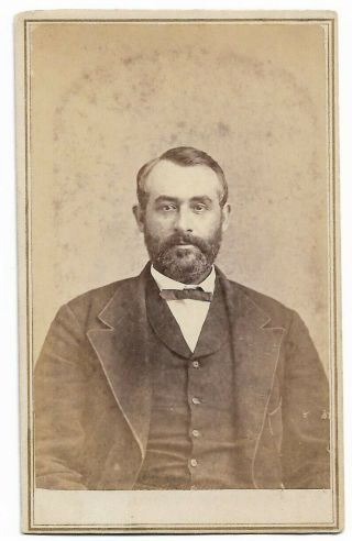 1860s Southern Cdv Photo Virginia Confederate South Carolina Major James B Ezell