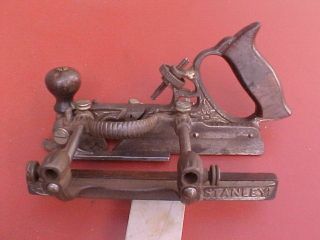 2 STANLEY NO 45 COMBINATION PLOW PLANES 1 FLORAL 1884 2 BOXES 19 CUTTERS BOOK 8