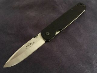 Emerson A - 100 Sf Folding Knife,  Satin 154cm Plain Edge Blade A100 Priority
