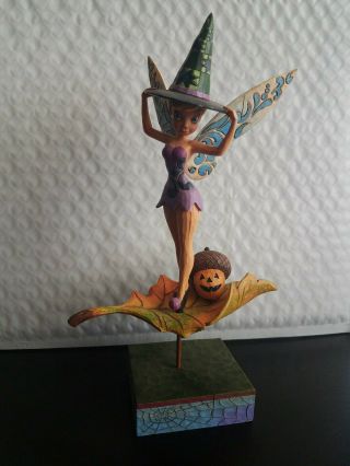 Jim Shore Disney Pixie - Be - Witched Tinker Bell Witch Halloween