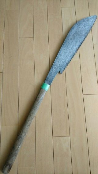 Japanese Nokogiri Kataba Pull Saw Carpentry Tool Japan Blade With Sign 380mm