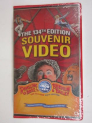 Ringling Bros And Barnum & Bailey Circus 2004 134th Edition Souvenir Video Vhs