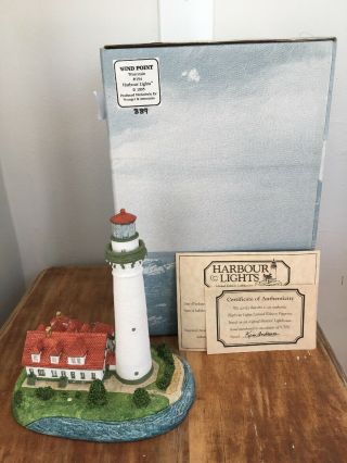 1995 Harbour Lights Lighthouse Wind Point Wisconsin 154 889/9500