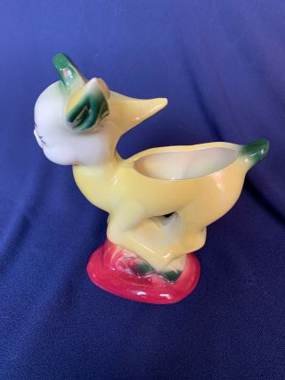 Vintage Yellow Donkey Deer Succulent Planter 6 - 1/2” Tall 4