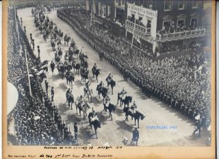 Royal Dublin Fusiliers King Edward Vii 2nd Battalion Funeral C.  1910
