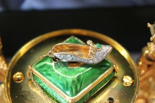CINDERELLA ENCHANTED CARRIAGE IMPERIAL JEWEL EGG FRANKLIN MINT/HOUSE OF FABERGE 7