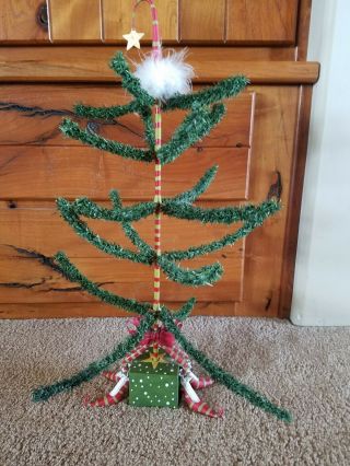 Rare Dept 56 Krinkles Christmas Tree And 13 Ornaments By Patience Brewster
