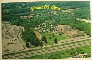 Nashville Tn Grand Ole Opry House & Opryland Theme Park Postcard Ca 1970 