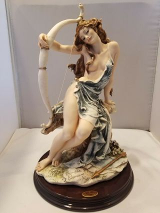 Giuseppe Armani Florence Figurine Semi Nude Diana W/bow 0677c