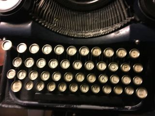 Antique Underwood Standard Portable Typewriter W/case 1920s 5