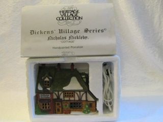 Dept 56 Dickens Village Nicholas Nickleby Cottage 5925 - 0
