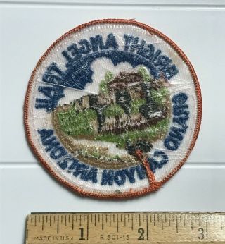 Bright Angel Trail Grand Canyon National Park Arizona Round Embroidered Patch 4