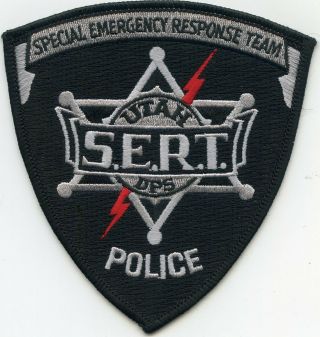 Utah Ut State Dps Special Emergency Response Team Sert Swat Police Patch