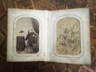 Civil War Era Photo Album,  35 Cdvs & Tintypes - Granville,  Ohio