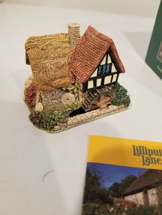 Vintage Lilliput Lane Waterside Mill 1994 Home Décor Collectible England