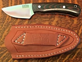 Bark River 6 " Knife 2 - 1/4 " Blade With Leather Sheath 1st Production Run