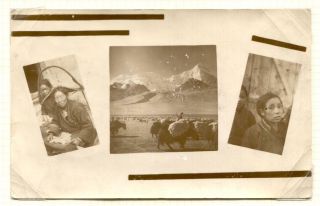 MS2962 1942 TIBET Lhassa Extremely Rare REAL PHOTO Postcard INDIA Darjeeling 2