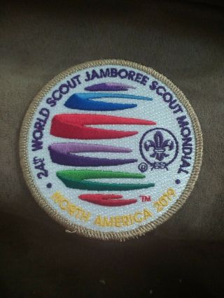 World Scout Jamboree Patch - Gold Border