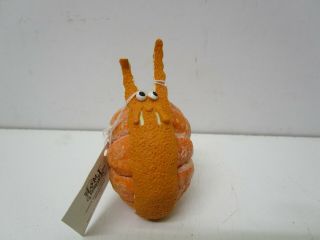 Enesco Home Grown Tangerine Snail Figurine 2