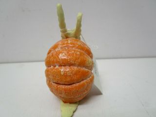 Enesco Home Grown Tangerine Snail Figurine 4
